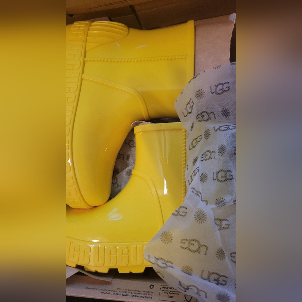 UGG Yellow Rain Boots